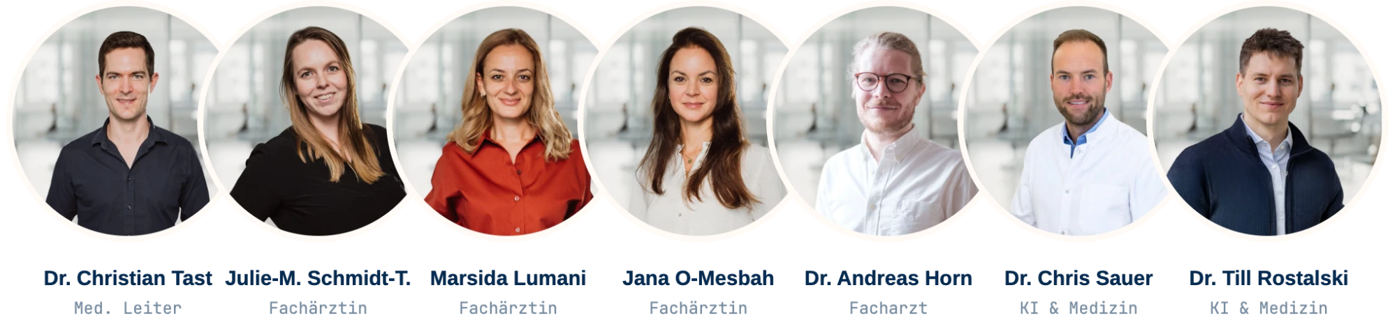 Das ärztliche Team von LumaMed